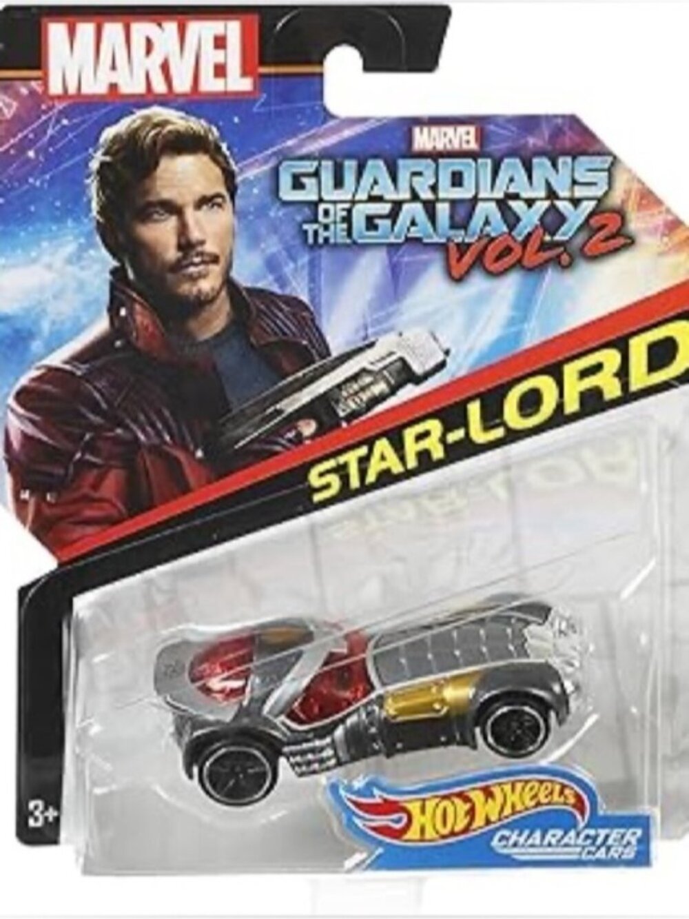 Hot Wheels Marvel Star-Lord Character Car – Guardians of the Galaxy Vol. 2